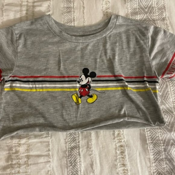 Disney Mickey Mouse Girls Crop Top - Size XS - Picture 4 of 6